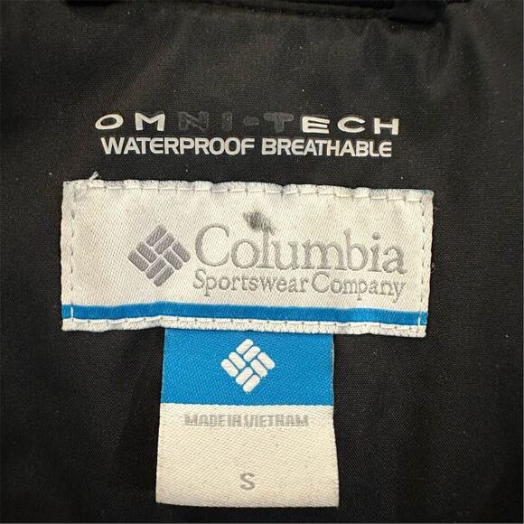 Columbia Women's Waterproof Jacket Black fleece lining Size S Mid-Length Casual - Picture 6 of 12